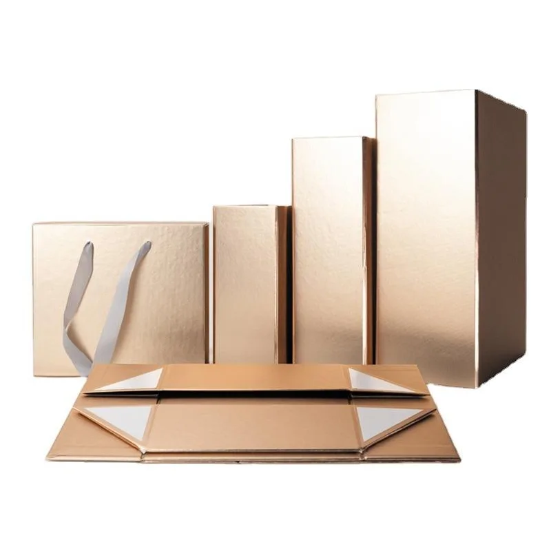 Vikbar presentförpackning för enkel transport